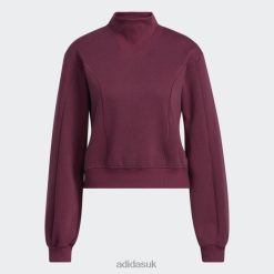 Adidas Shoes 8NL882827 Adidas Women Yoga Layering Top Crimson Crimson