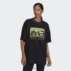 Adidas Shoes 8NL883199 Adidas Women Black Fashion Sportswear SuperHer Tee Black