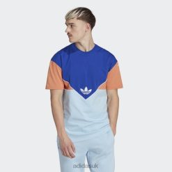 Adidas Shoes 8NL885031 Adidas Men Adicolor Seasonal Archive Tee Sky Blue/Sky/Hazy Copper
