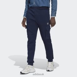 Adidas Shoes 8NL886667 Adidas Men Adicolor Essentials Trefoil Cargo Pants Night Indigo Night Indigo
