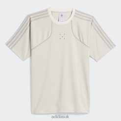 Adidas Shoes 8NL886703 Adidas Men Stylish Grey Pop Tech Short Sleeve Tee Bliss/White/Grey