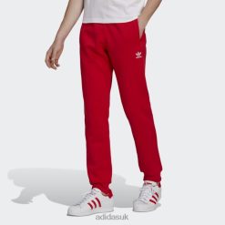 Adidas Shoes 8NL886735 Adidas Men Red Adicolor Essentials Trefoil Pants Adidas Red