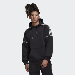 Adidas Shoes 8NL886755 Adidas Men Black Rekive Hoodie Fashion Black