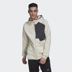 Adidas Shoes 8NL887083 Adidas Men Aluminium X-City Full-Zip Hoodie Adidas Aluminium/Carbon