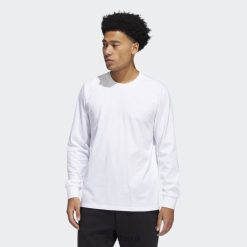 Adidas Shoes 8NL887275 Adidas Men White Heavyweight Shmoofoil Long Sleeve Tee Adidas White