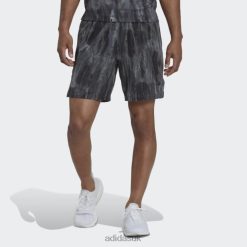 Adidas Shoes 8NL887291 Adidas Men Workout Spray Dye Shorts Black Black/Grey