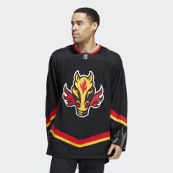 Adidas Shoes 8NL887503 Adidas Men Black Flames Third Authentic Jersey Adidas Black