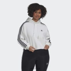 Adidas Shoes 8NL889859 Adidas Women Adicolor Classics Hoodie (Plus Size) White White