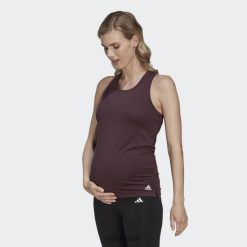 Adidas Special 8NL8810404 Adidas Women AEROREADY Designed 2 Move Sport Tank Top (Maternity) Maroon Adidas Maroon/White