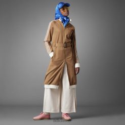 Adidas Special 8NL8810492 Adidas Women Brown Desert Adicolor 70s Track Top Coat Brown Desert