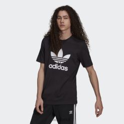 Adidas Special 8NL881284 Adidas Men Adicolor Classics Trefoil Tee White Black/White