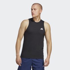 Adidas Special 8NL8813428 Adidas Men Train Essentials Feelready Training Tank Top Black Adidas Black/White