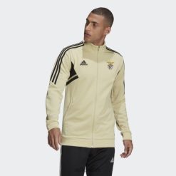 Adidas Special 8NL8814340 Adidas Men Benfica Condivo Track Jacket Sandy Beige Adidas Sandy Beige