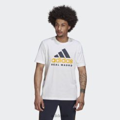 Adidas Special 8NL8814388 Adidas Men Real Madrid DNA T-Shirt White Adidas White