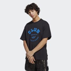 Adidas Special 8NL8814524 Adidas Men Black Blue Version Club T-Shirt Black