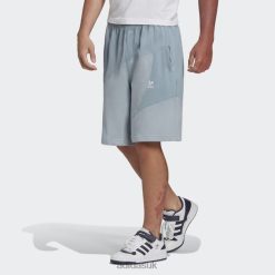 Adidas Special 8NL8814720 Adidas Men Adicolor Interlock Shorts Grey Grey