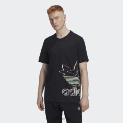 Adidas Special 8NL8814932 Adidas Men Black Hyperreal Short Sleeve T-Shirt Black/White