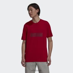Adidas Special 8NL8815116 Adidas Men Victory Red SPRT Logo T-Shirt Hot Victory Red