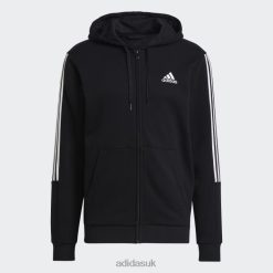 Adidas Special 8NL881620 Adidas Men Essentials Fleece Cut 3-Stripes Track Jacket Black Adidas Black/White