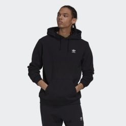Adidas Special 8NL881688 Adidas Men Adicolor Essentials Trefoil Black Hoodie Adidas Black