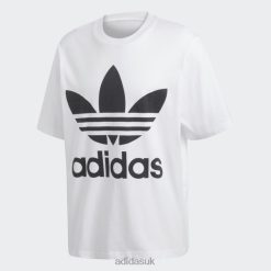 Adidas Special 8NL881696 Adidas Men White Oversize Trefoil Tee White