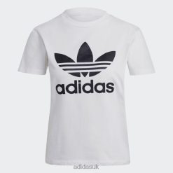 Adidas Special 8NL882836 Adidas Women ADICOLOR White CLASSICS TREFOIL TEE White