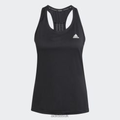 Adidas Special 8NL883260 Adidas Women Designed to Move 3-Stripes Sport Tank Top Black Black/White