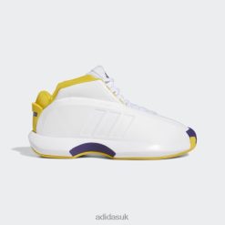 Adidas Special 8NL884688 Adidas Men Crazy 1 Shoes White White/Gold/Purple