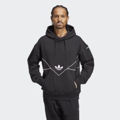 Adidas Special 8NL884976 Adidas Men Adicolor Seasonal Archive Hoodie Black Black