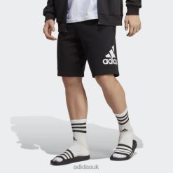 Adidas Special 8NL885312 Adidas Men Essentials Big Logo French Terry Shorts Black Black