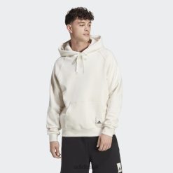 Adidas Special 8NL885632 Adidas Men White Lounge Fleece Hoodie White