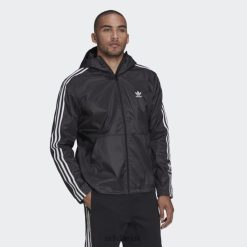 Adidas Special 8NL885892 Adidas Men Adicolor Classics Lock Up Windbreaker Black Adidas Black