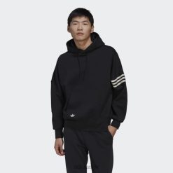 Adidas Special 8NL887008 Adidas Men Adicolor Neuclassics Hoodie Black Adidas Black