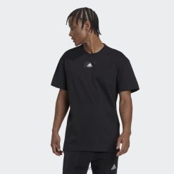 Adidas Special 8NL887044 Adidas Men Essentials FeelVivid Drop Shoulder Tee Black Adidas Black