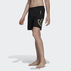 Adidas Special 8NL887096 Adidas Men SPRT Swim Shorts Black Hot Black