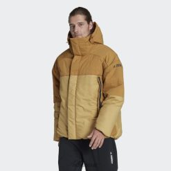Adidas Special 8NL887136 Adidas Men Terrex MYSHELTER COLD.RDY Jacket Mesa Mesa/Golden Beige