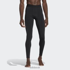 Adidas Special 8NL887564 Adidas Men Black Techfit COLD.RDY Training Long Tights Black
