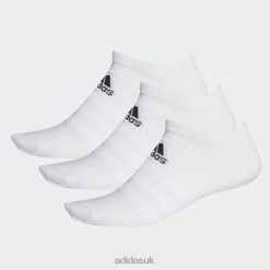 Adidas Special 8NL888056 Adidas Unisex White Low-Cut Socks 3 Pairs White