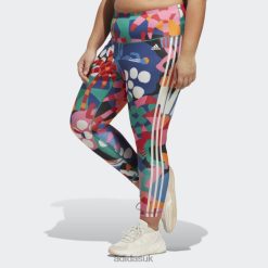 Adidas Special 8NL889196 Adidas Women x FARM Rio 7/8 Tights (Plus Size) Bold Green Fashion Bold Green/Scarlet