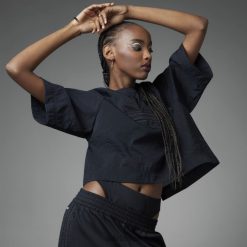 Adidas Special 8NL889320 Adidas Women Always Original Cropped Tee Black Black