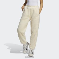 Adidas Special 8NL889808 Adidas Women White Essentials+ Fluffy Teddy Pants White