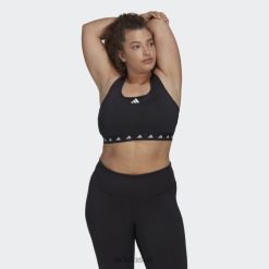 Adidas Special 8NL889860 Adidas Women Powerreact Training Medium-Support Techfit Bra (Plus Size) Black Black