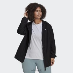 Adidas Special 8NL889900 Adidas Women Essentials RAIN.RDY Jacket (Plus Size) Black Adidas Black