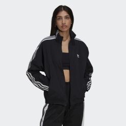 Adidas Trainers 8NL8810257 Adidas Women Black Adicolor Classics Lock-Up Track Jacket Adidas Black