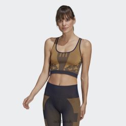 Adidas Trainers 8NL8810501 Adidas Women x Karlie Kloss Seamless Knit Layered Top Mesa Mesa/Night Indigo
