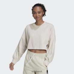 Adidas Trainers 8NL8810573 Adidas Women Botanic Multidye Mel Sportswear Studio Lounge Summer Crew Sweatshirt Fashion Botanic Multidye Mel