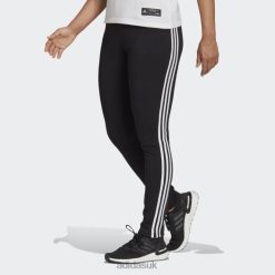 Adidas Trainers 8NL8810673 Adidas Women Black Future Icons 3-Stripes Skinny Pants Black
