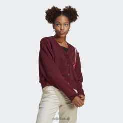 Adidas Trainers 8NL8810757 Adidas Women Red Collegiate Cardigan Fashion Red