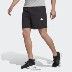 Adidas Trainers 8NL881157 Adidas Men Black Train Essentials Woven Training Shorts Black/White