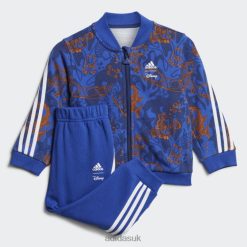 Adidas Trainers 8NL8811669 Adidas Kids Blue Finding Nemo Track Suit Blue/Bahia Orange/White